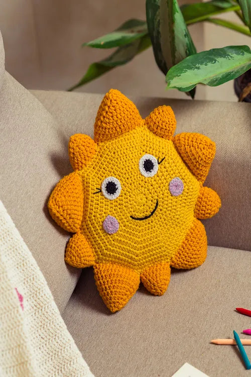 Samoolam Sunny side up cushion