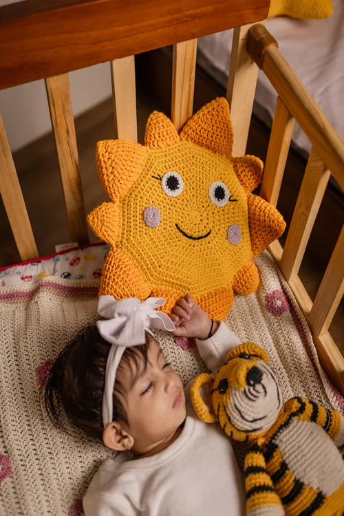 Samoolam Sunny side up cushion