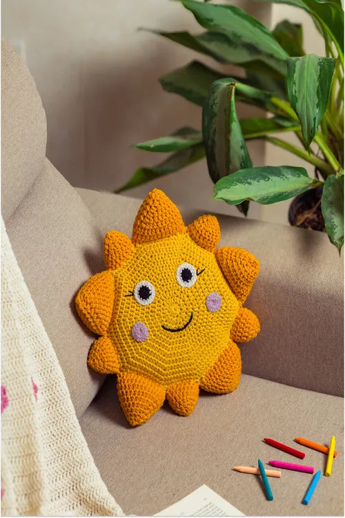 Samoolam Sunny side up cushion