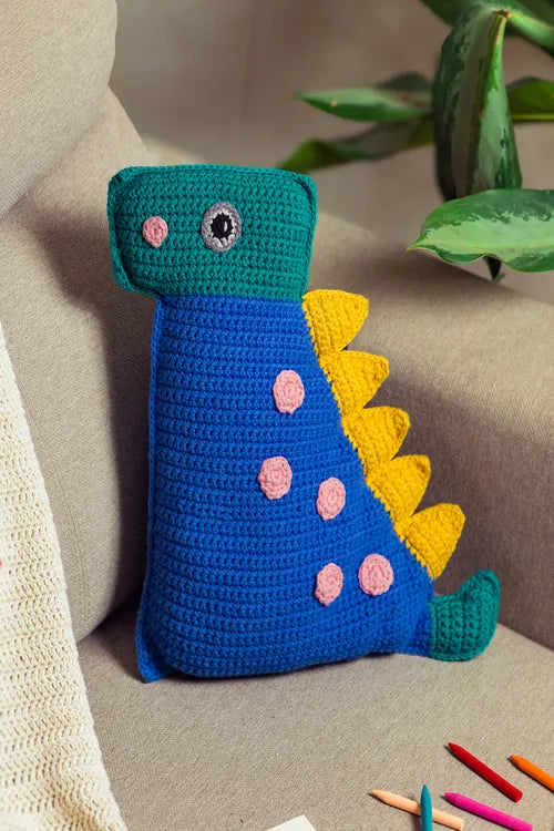 Samoolam Dino-clock cushion