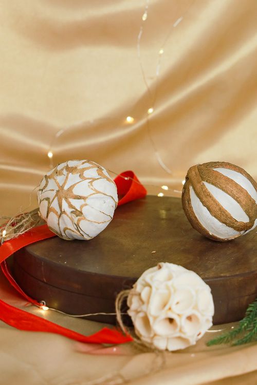 TICH  Shola Craft Xmas Decorations - Set Of 3