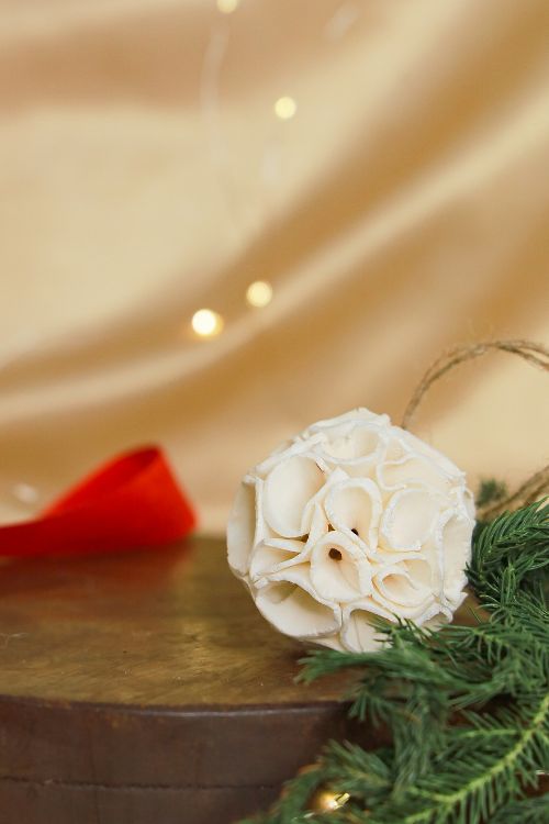 TICH  Shola Craft Xmas Decorations - Set Of 3