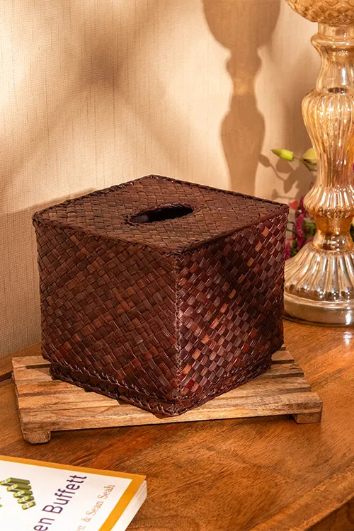 Dharini Screw Pine Boutique Tissue Box