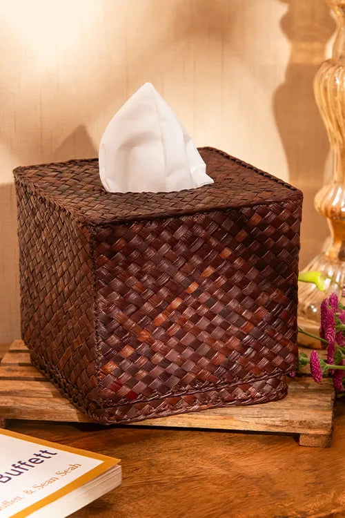 Dharini Screw Pine Boutique Tissue Box