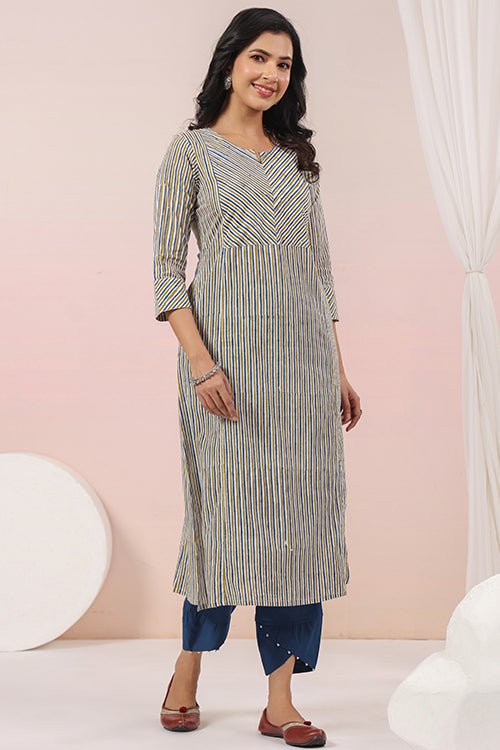 Shuddhi  Teal Green Semi Aline