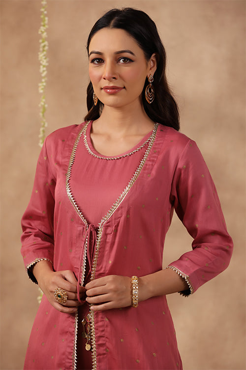 Shuddhi Mauve Double Dress