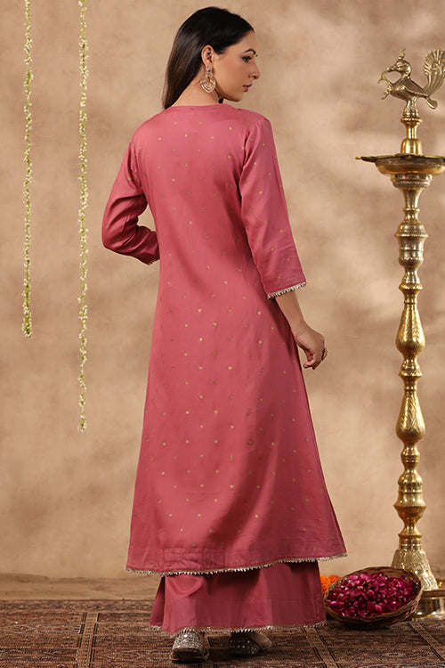 Shuddhi Mauve Double Dress