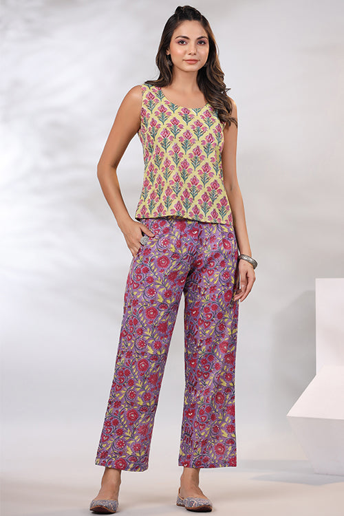 Shuddhi Lavender 3 Piece Co-Ord Set