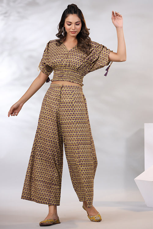 Shuddhi Lemon Yellow Co-Ord Set