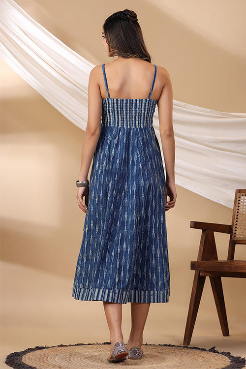 Shuddhi Indigo Spegatie Dress