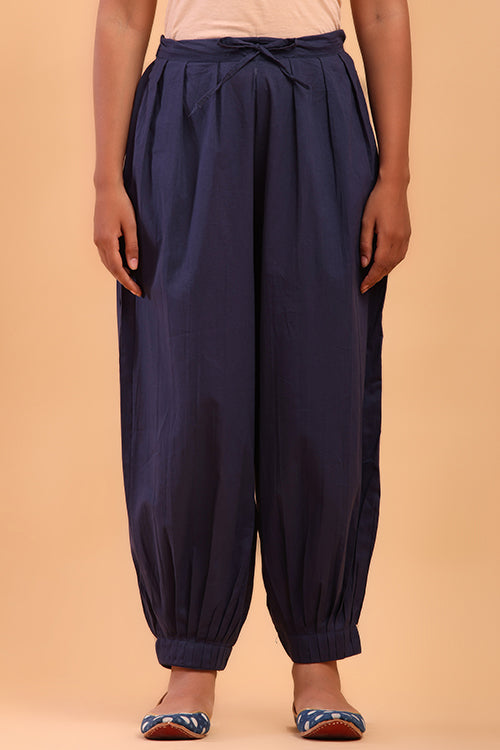 Shuddhi Navy Blue Afghani Pant