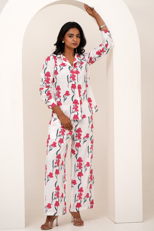 Sooti Syahi Garden Grove Hand Block Printed Co-Ord Set