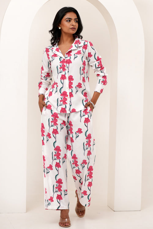 Sooti Syahi Garden Grove Hand Block Printed Co-Ord Set