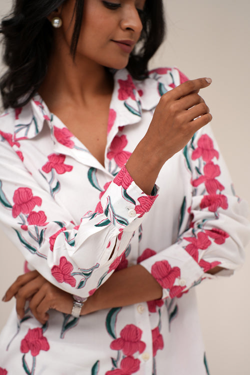 Sooti Syahi Garden Grove Hand Block Printed Co-Ord Set