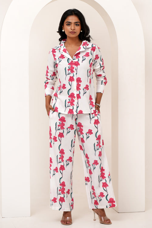 Sooti Syahi Garden Grove Hand Block Printed Co-Ord Set