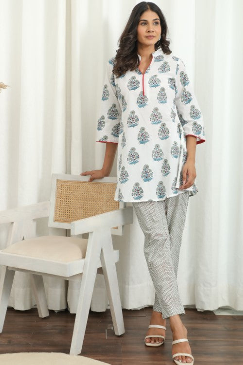 Sootisyahi ' Floralyn ' Hand Block Printed Co-Ord Set