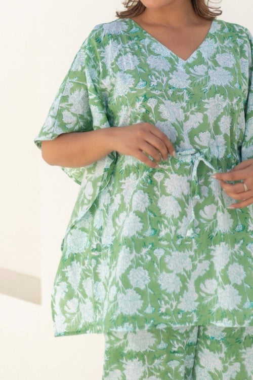Sootisyahi -Meadow-Breeze-Cotton-Kaftan-Set