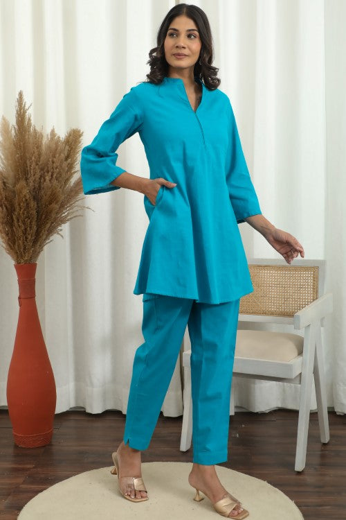 Sootisyahi ' Oceanic Chic ' Cotton Co-Ord Set