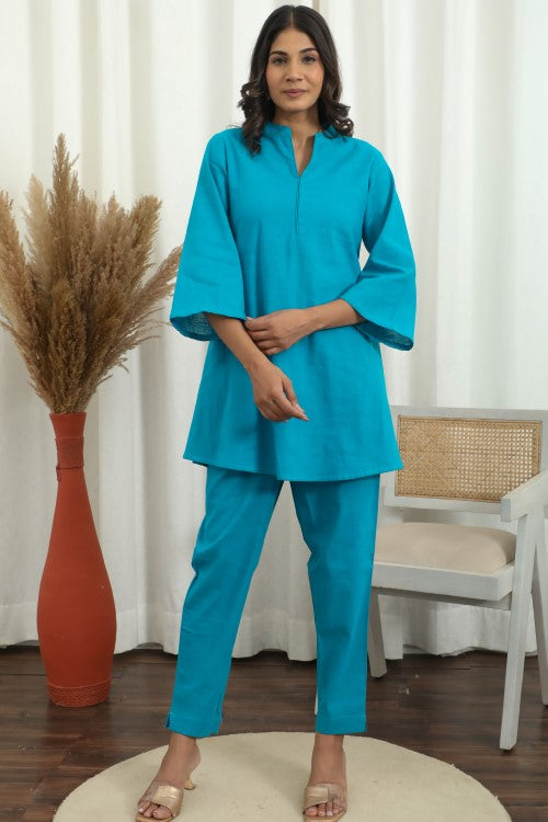 Sootisyahi ' Oceanic Chic ' Cotton Co-Ord Set