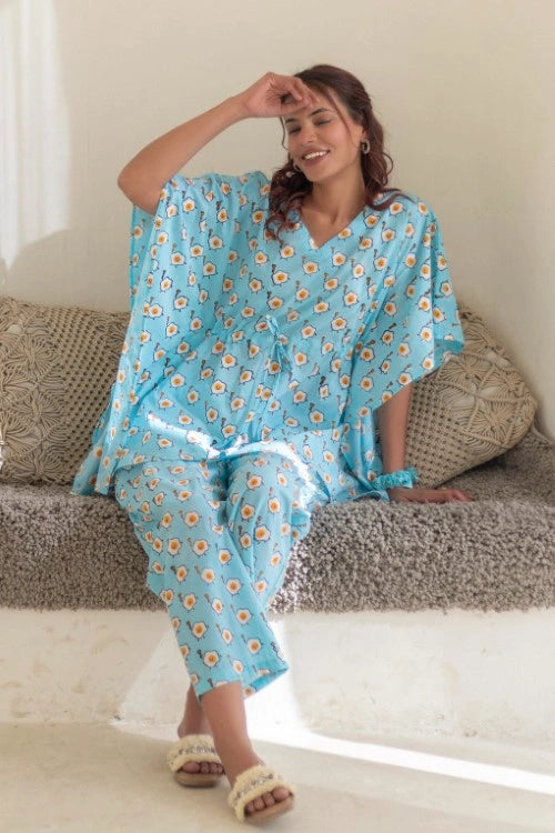 Sootisyahi -Omellete-Dreams-Cotton-Kaftan-Set