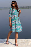 Sootisyahi 'Floral Frame' Cotton Dress