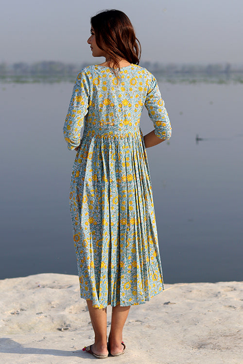 Sootisyahi 'Alluring Grey ' Cotton Dress