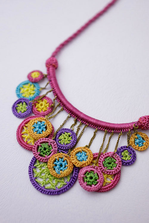 Samoolam Handmade Araa Necklace Multicolour