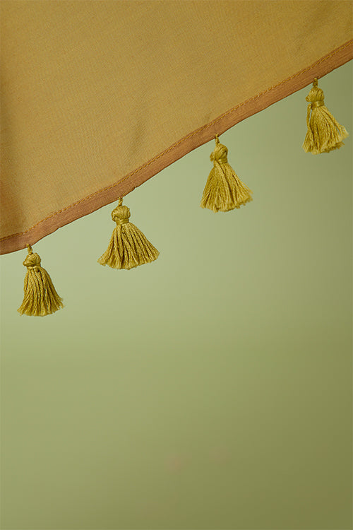 Okhai 'Yellow Rose' Ombre Modal Muslin Silk Saree