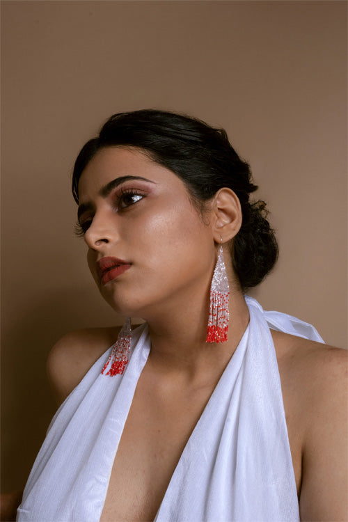 Melo Studio Selene Hand Beaded Earrings