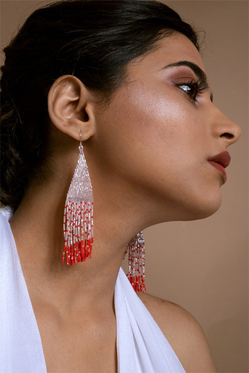 Melo Studio Selene Hand Beaded Earrings