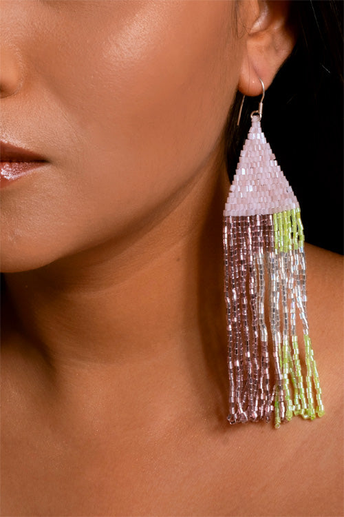 Melo Studio Serena Hand Beaded Earrings