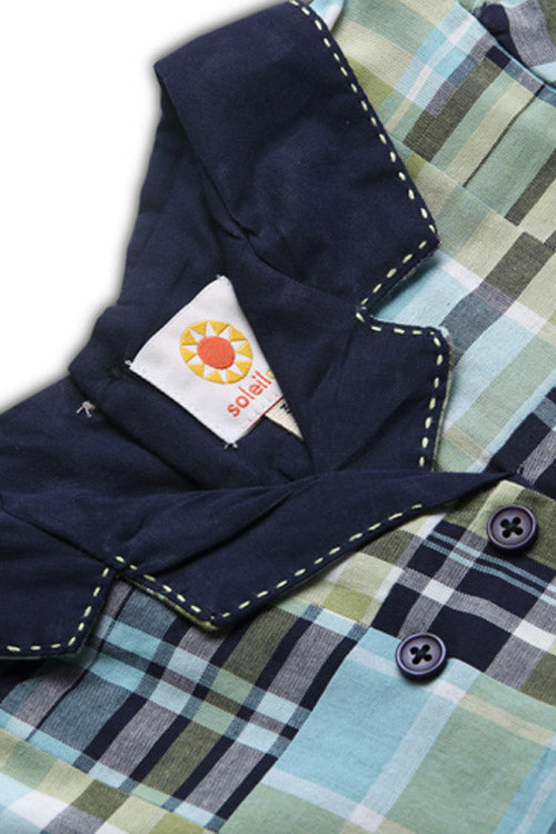 Soleilclo "Chic & Charming" Lapel Collar Cotton Dress