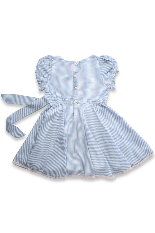 Soleilclo "Crossover" Hand Embroidered Cotton Dress