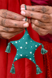 Okhai 'Noel' Hand Embroidered Christmas Ornament