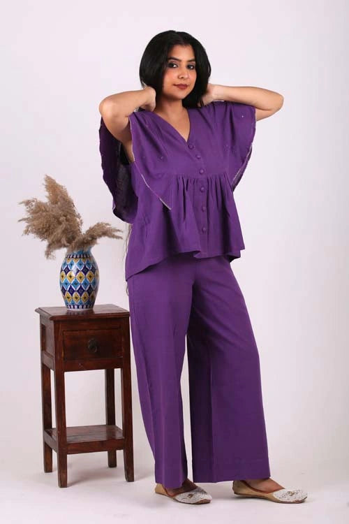 Urmul Desert Crafts-  "THAR TWRIL" Handloom Ruffle Top