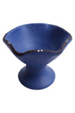 Antarang - Terracotta- Handpainted- Terracotta-Blue-Jar Diya