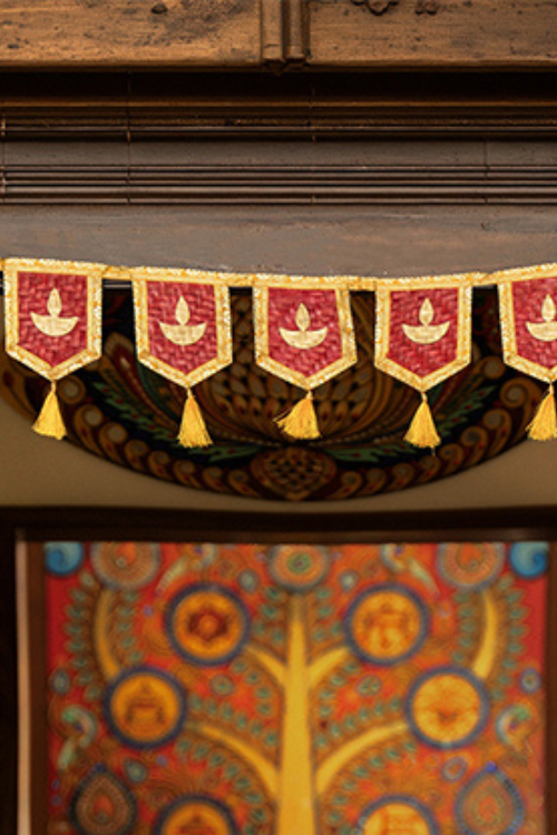 Greenkraft Diya Handcrafted Bamboo Toran