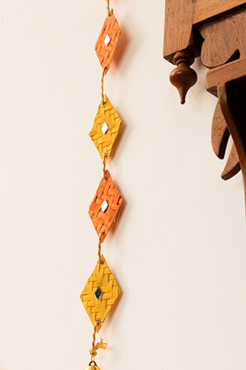 Greenkraft Rang Handcrafted Bamboo Hanging - Set Of 2