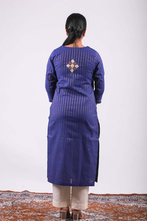 Urmul Desert Crafts-  "Gangu" Cotton Straight Kurta