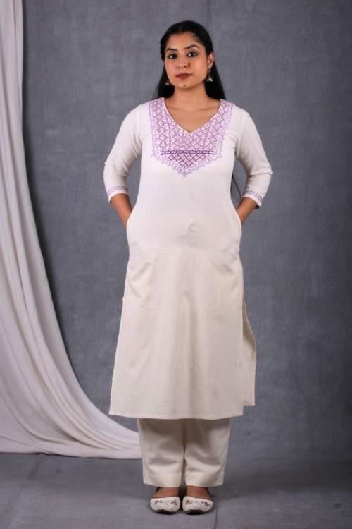 Urmul Desert Crafts- "Sarika Kurta" Sindhi Handloom Kurta