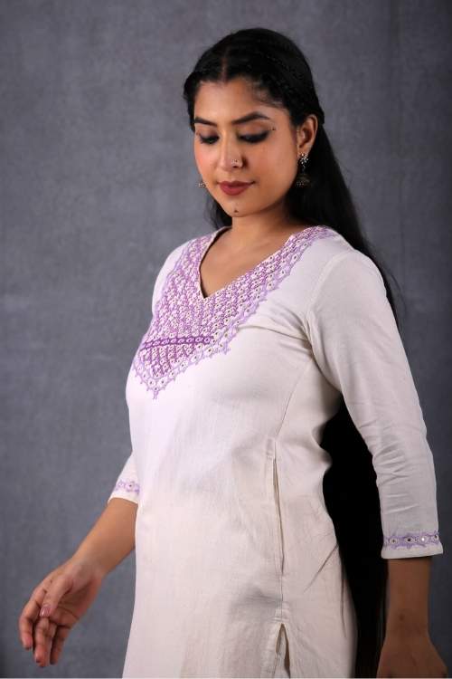 Urmul Desert Crafts- "Sarika Kurta" Sindhi Handloom Kurta