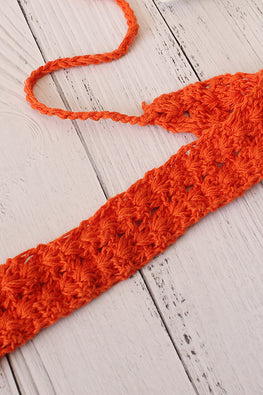 Ajoobaa Handmade "Scallop Design" Crochet Cotton Headband