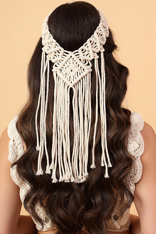 Ajoobaa "Boho" Macrame Cotton Hair Braid