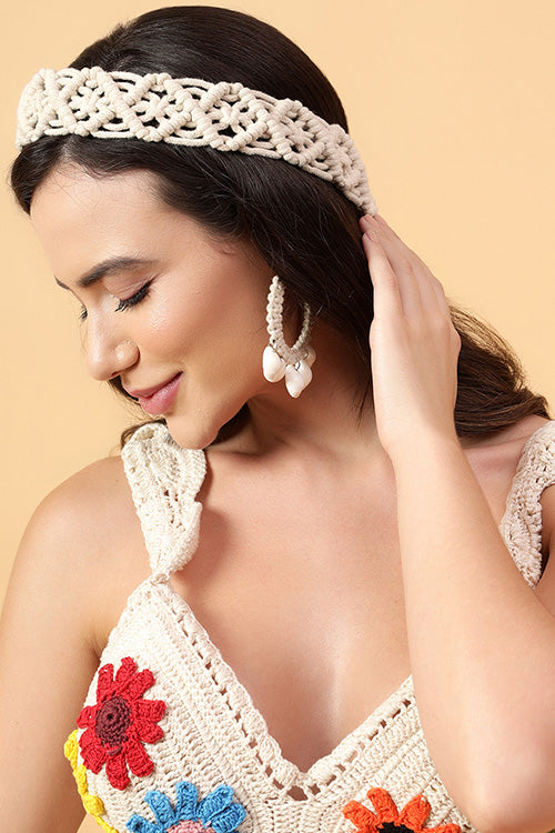 Ajoobaa "Boho" Macrame Cotton Hair Braid