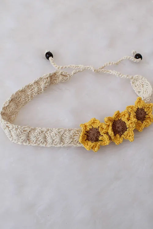 Ajoobaa "Bloomknit" Crochet Headbands (Set Of 3)
