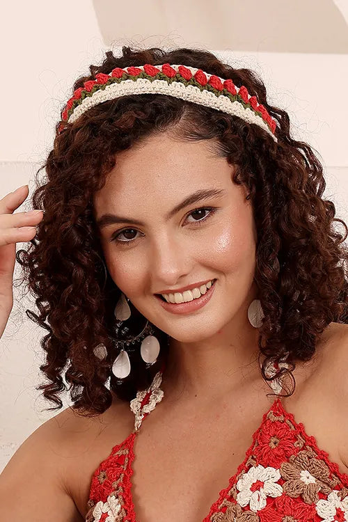 Ajoobaa "Bloomknit" Crochet Headbands (Set Of 3)