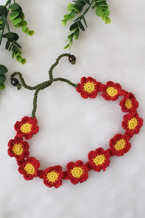 Ajoobaa "Yarnpetal" Crochet Headbands (Set Of 3)