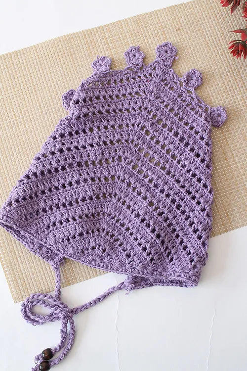 Ajoobaa Handmade "Self Design" Bandana - Lavender