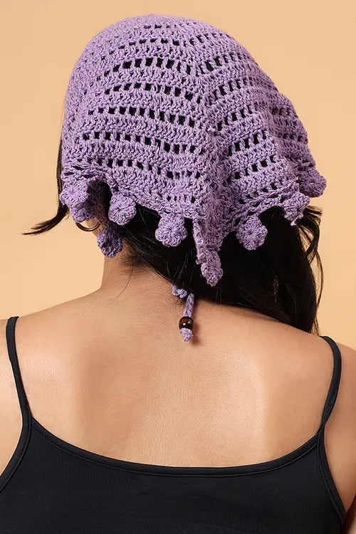 Ajoobaa Handmade "Self Design" Bandana - Lavender