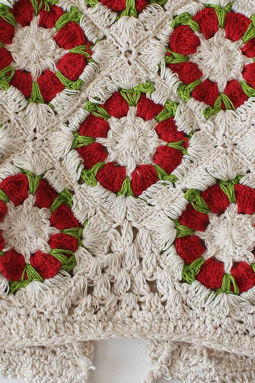 Ajoobaa Handmade "Floral" Bandana - Off White